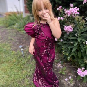 Long Gown with Side Cut